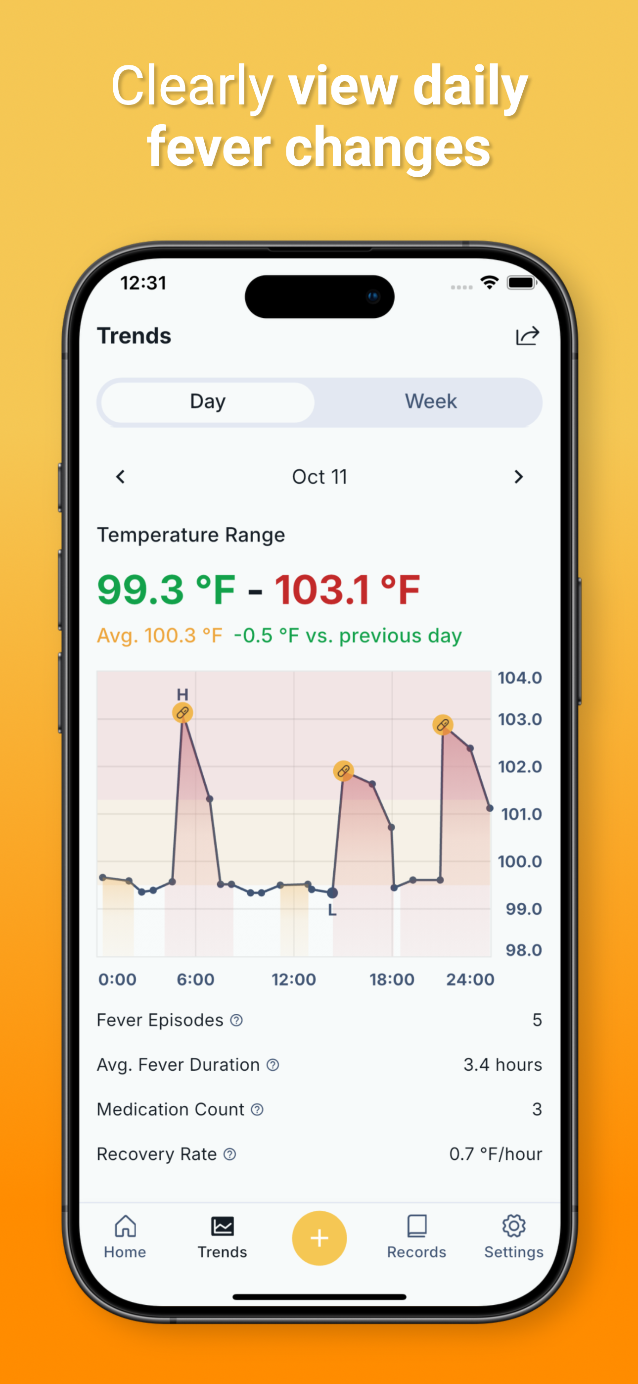TempDiary Screenshot 3